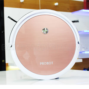 Probot nelson A3S wifi, Robot hút bụi lau nhà điều khiển qua điện thoại Màu Hồng