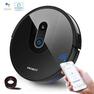 Probot Nelson A8, Robot hút bụi lau nhà AI PanoView WiFi, Alexa
