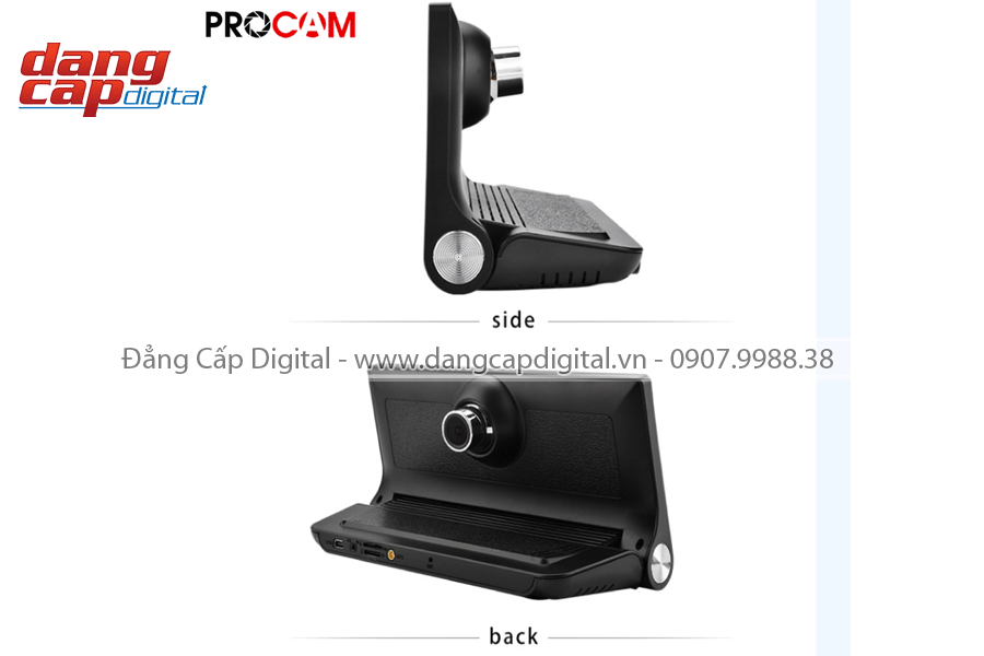 Camera hành trình Procam T98 3G, WIFI, Android 5.1, Camera trước, sau