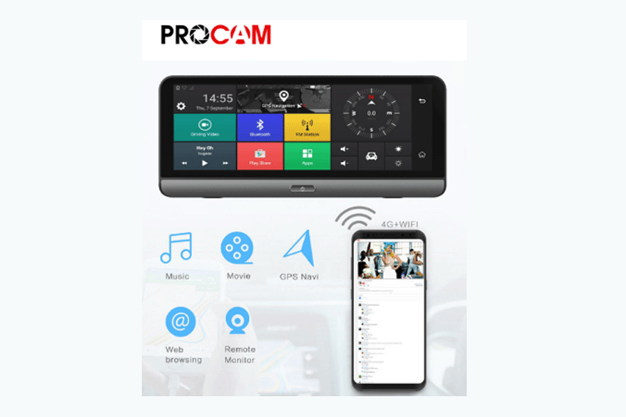 Camera hành trình Procam T98 4G Pro mini II