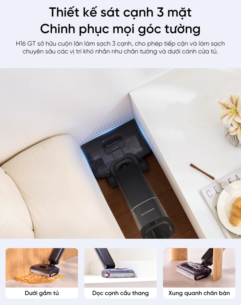 Cây hút bụi lau nhà Dreame H16 GT