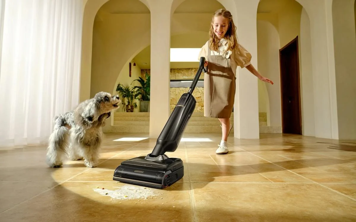 Cây hút bụi lau nhà giặt khăn nước nóng Mova M50 Ultra