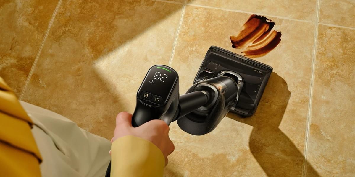 Cây hút bụi lau nhà giặt khăn nước nóng Mova M50 Ultra