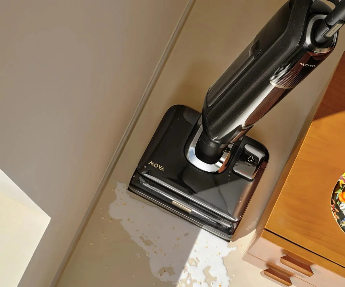 Cây hút bụi lau nhà giặt khăn nước nóng Mova M50 Ultra