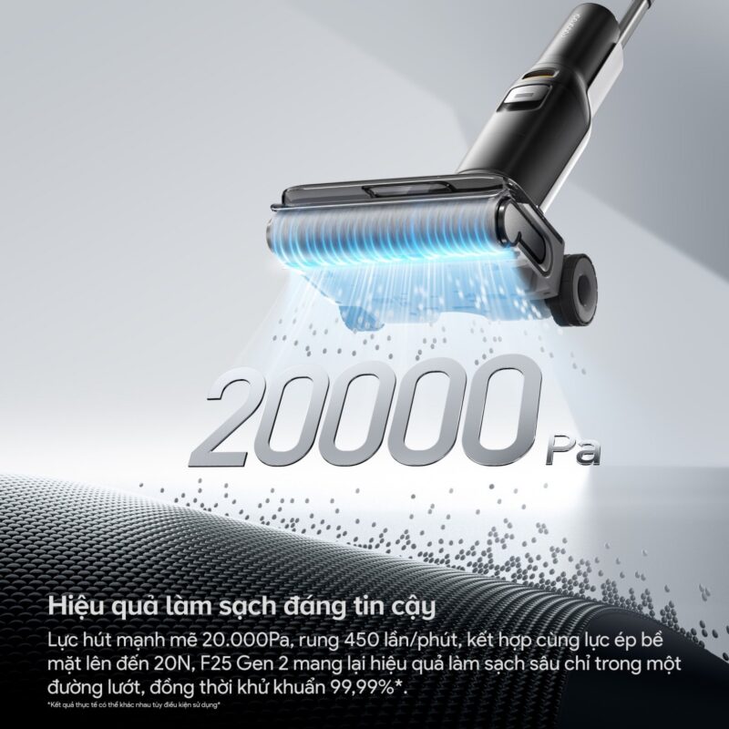 Cây hút bụi lau nhà Roborock F25 Gen 2