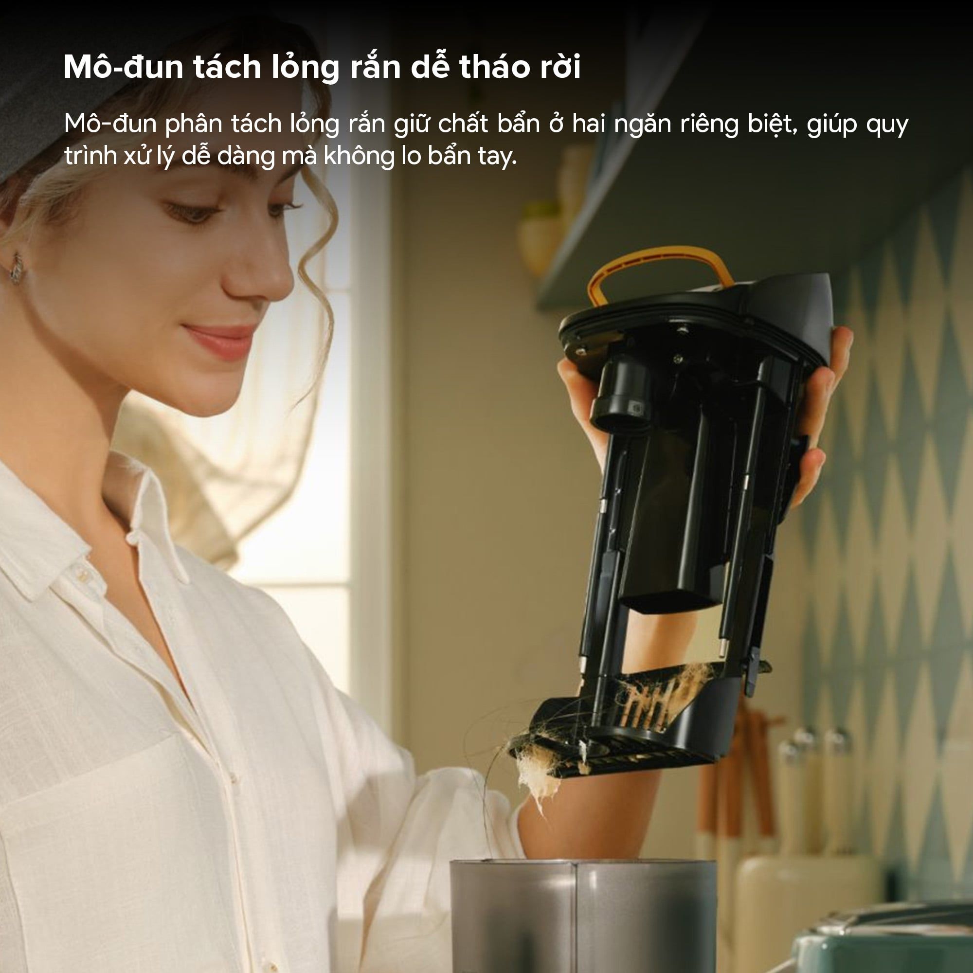 Cây hút bụi lau nhà Roborock F25 Steam