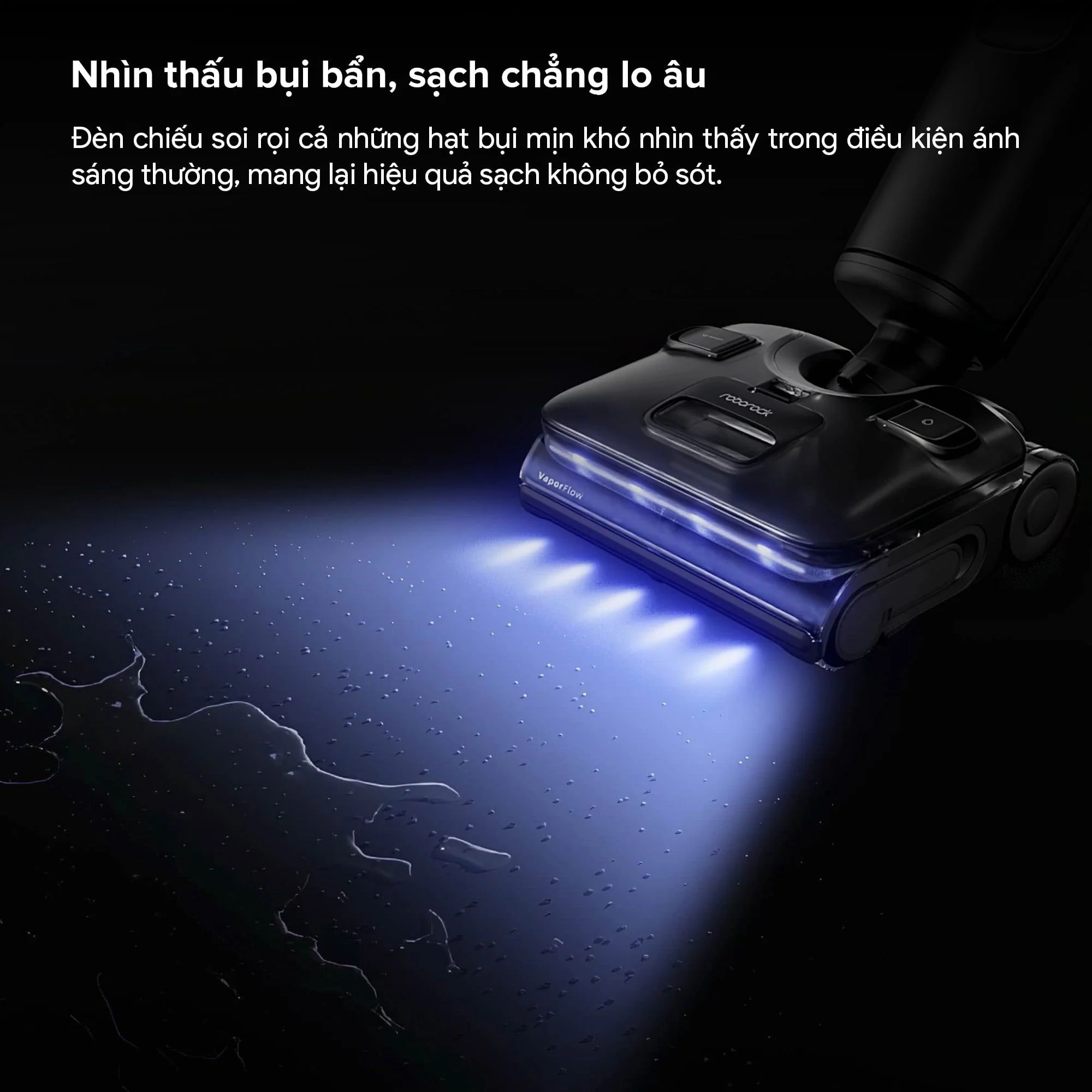 Cây hút bụi lau nhà Roborock F25 Steam