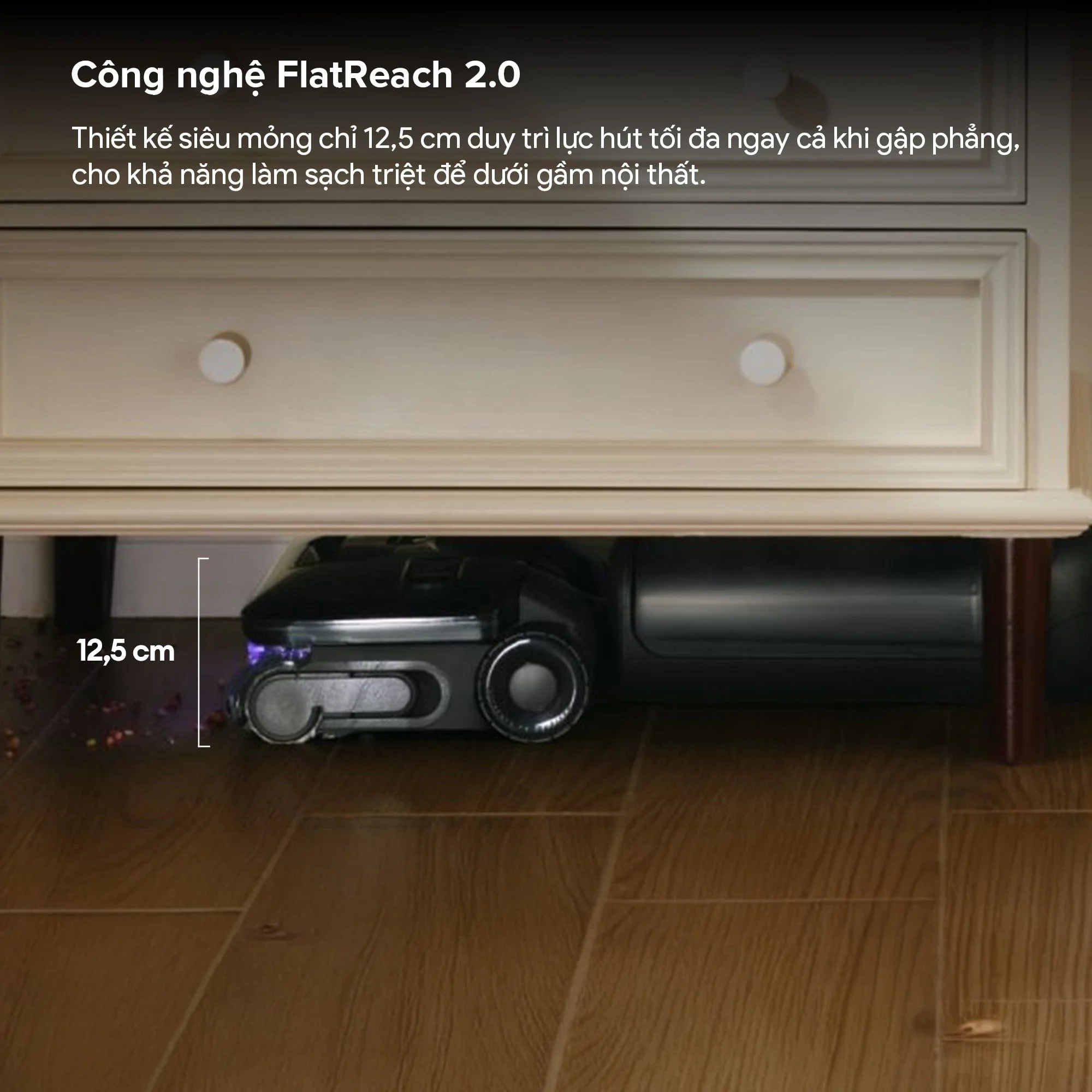 Cây hút bụi lau nhà Roborock F25 Steam