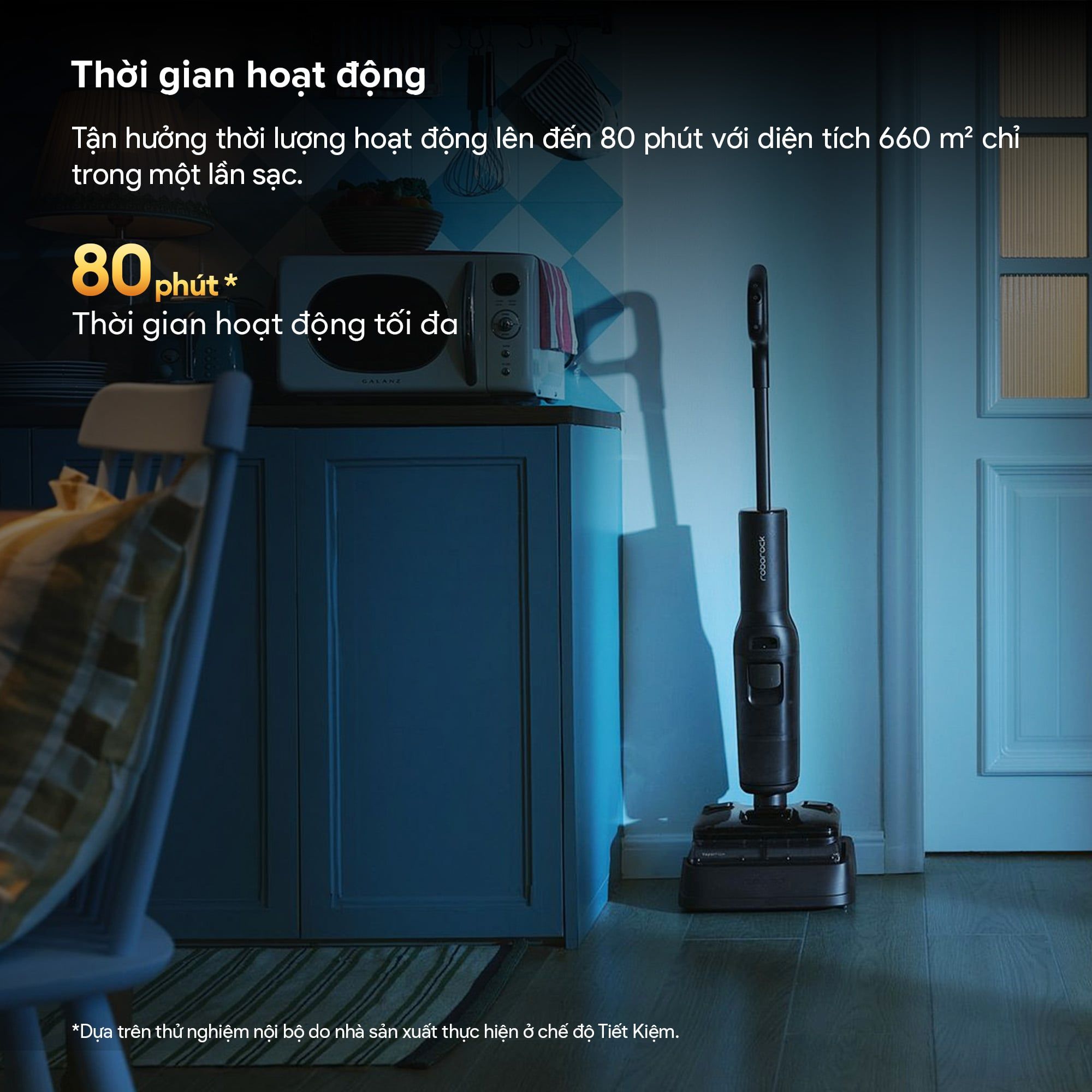 Cây hút bụi lau nhà Roborock F25 Steam