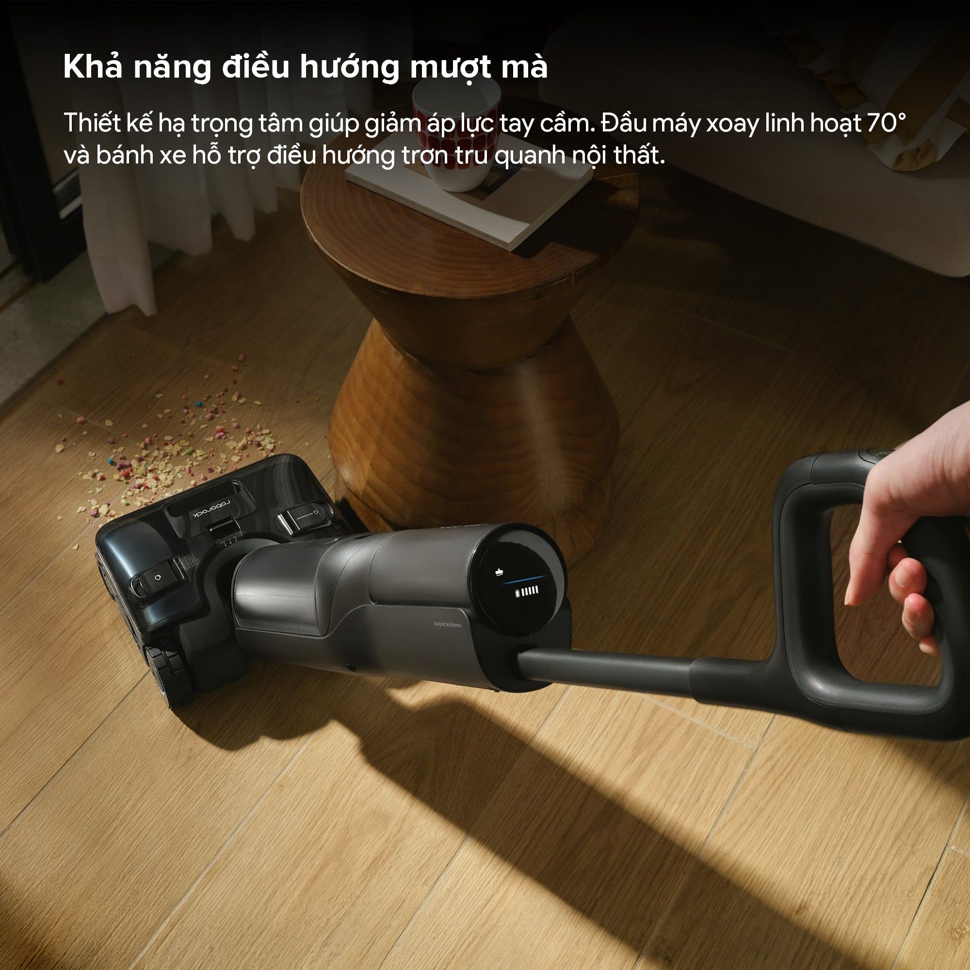 Cây hút bụi lau nhà Roborock F25 Steam
