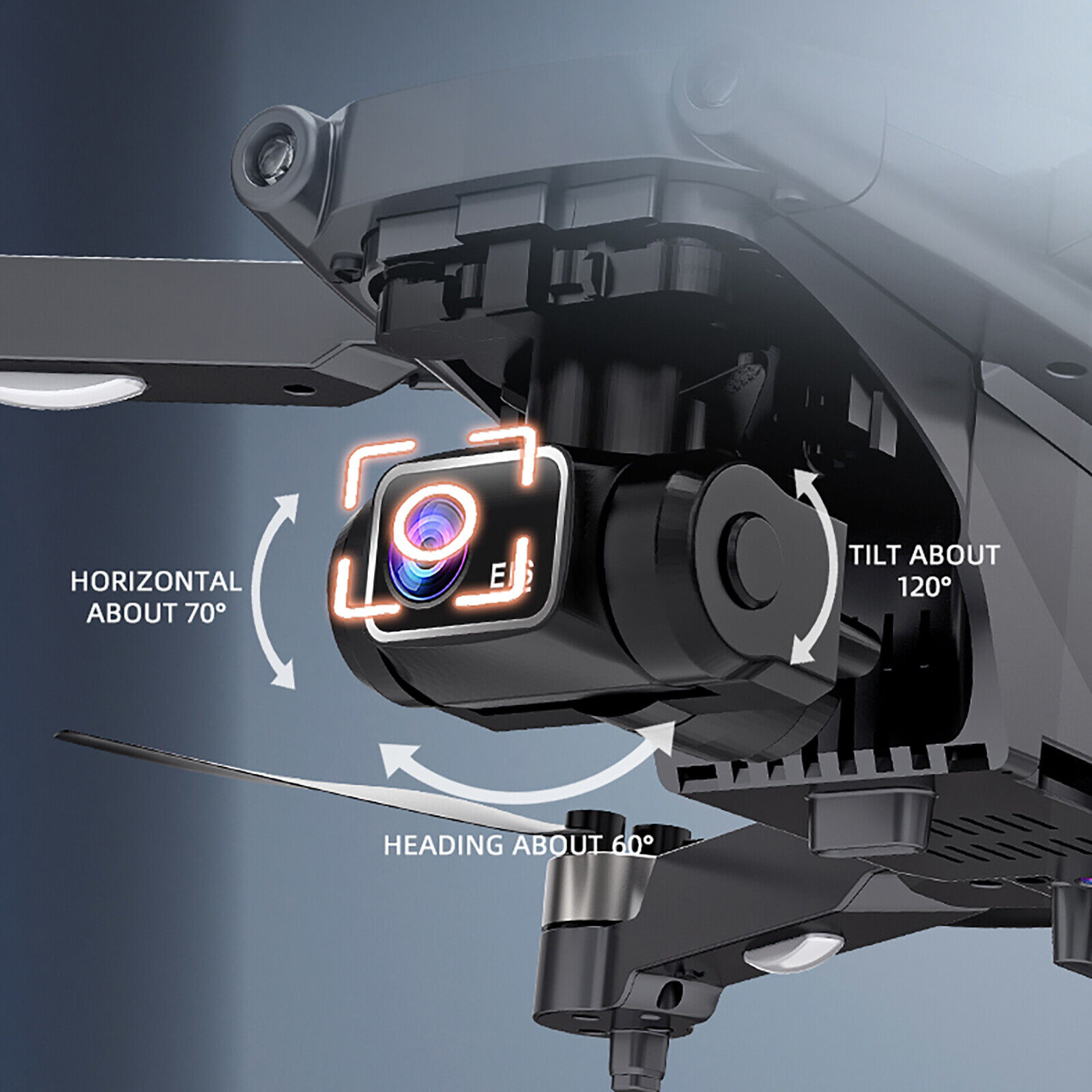 Flycam CK19 Pro, Flycam động cơ không chổi than, GPS