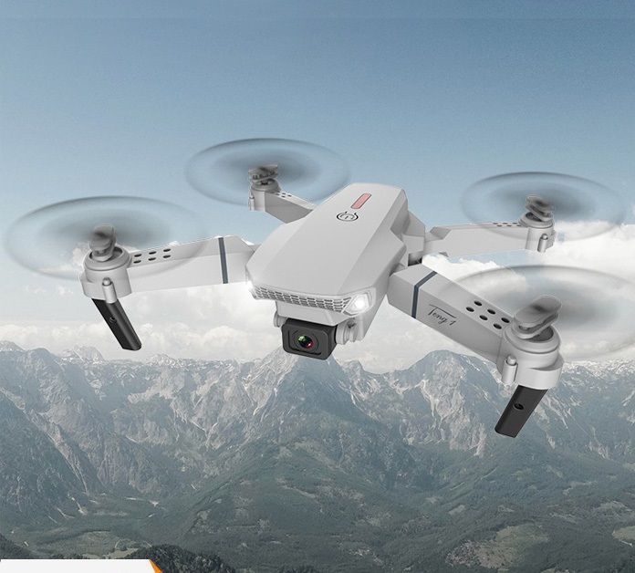 Flycam, Máy bay điều khiển từ xa E88 Pro Drone 4K HD Camera Kép Nhựa