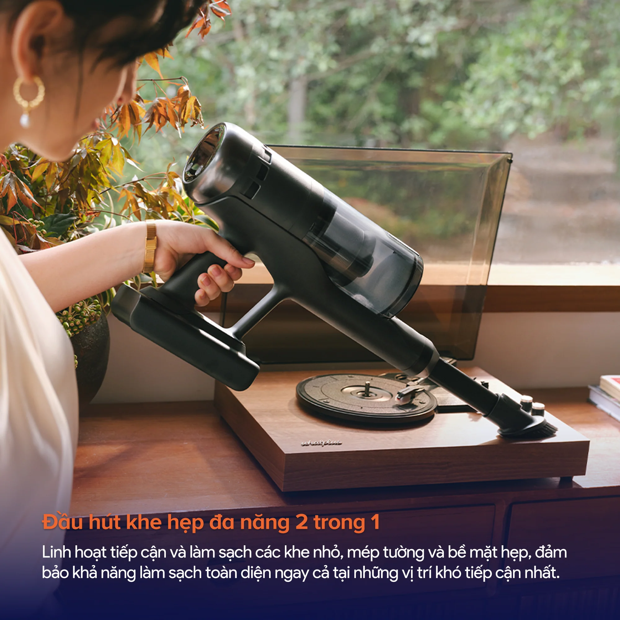 Máy hút bụi đa năng cầm tay Roborock H60 Hub Ultra