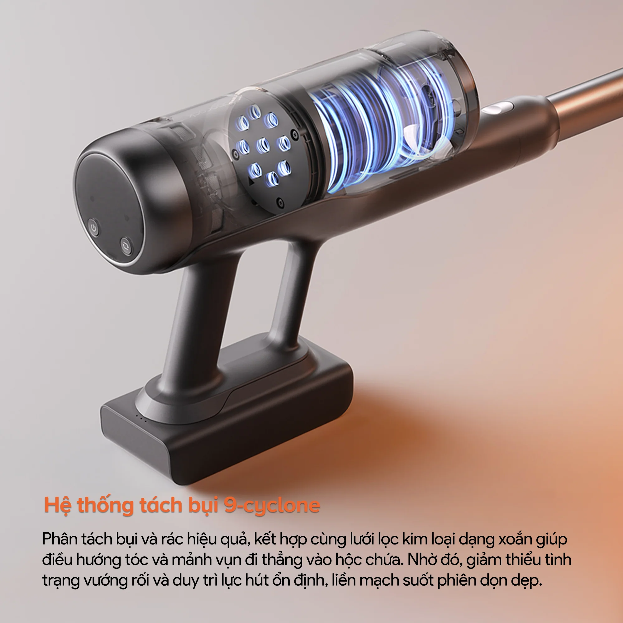 Máy hút bụi đa năng cầm tay Roborock H60 Hub Ultra