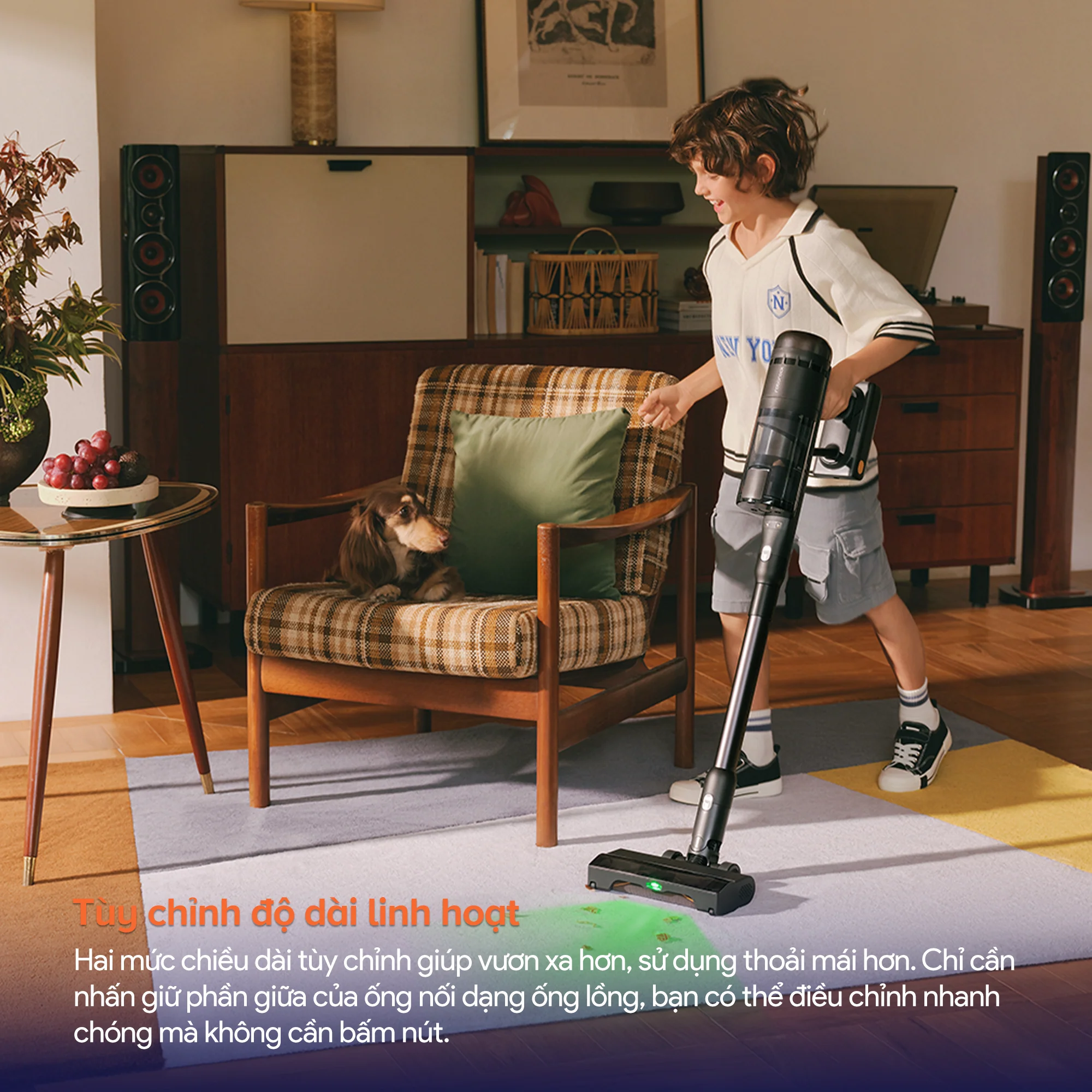 Máy hút bụi đa năng cầm tay Roborock H60 Hub Ultra