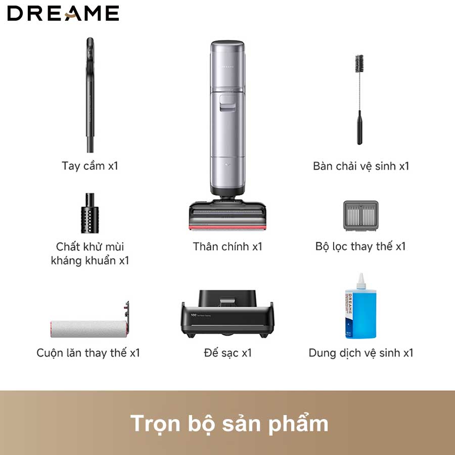 Máy hút bụi lau nhà cầm tay Dreame H16 Pro Steam