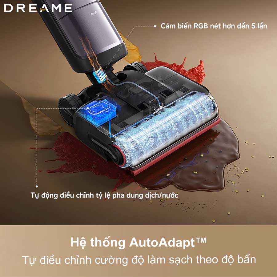 Máy hút bụi lau nhà cầm tay Dreame H16 Pro Steam