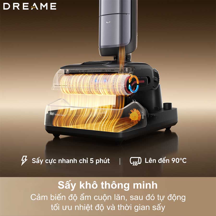 Máy hút bụi lau nhà cầm tay Dreame H16 Pro Steam