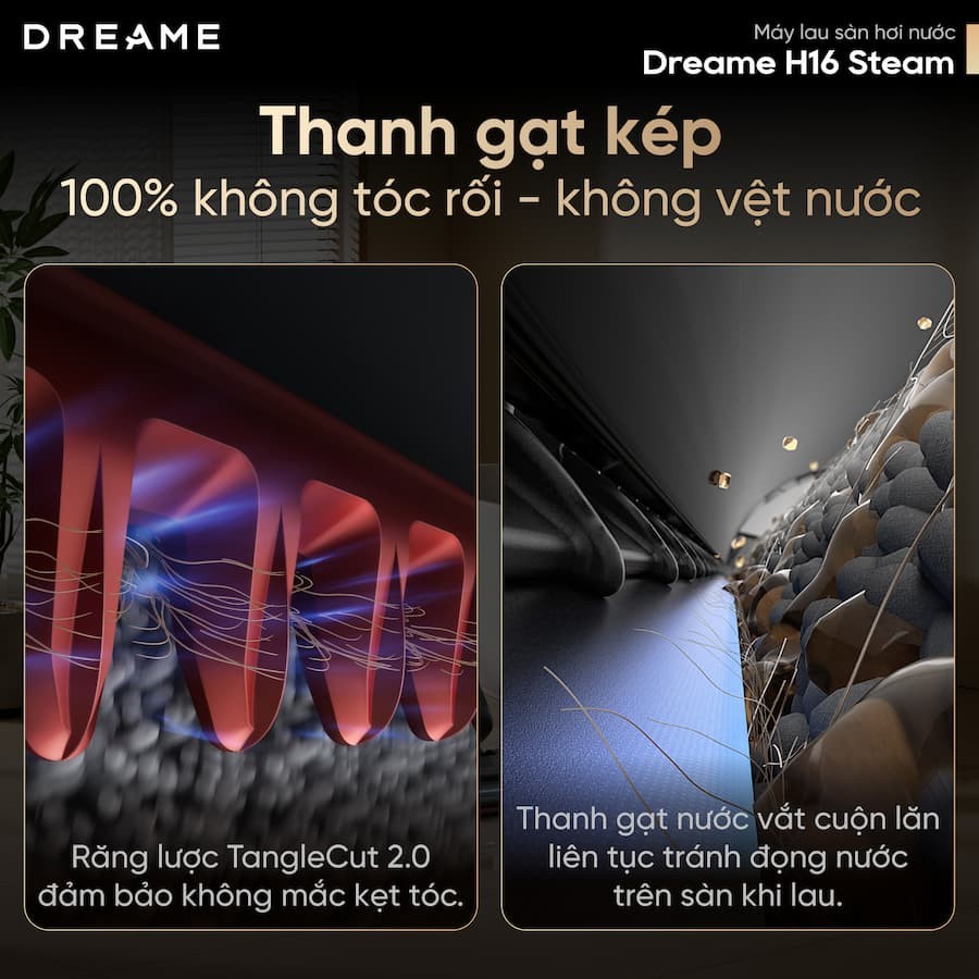 Máy Hút Bụi Lau Nhà Dreame H16 Steam