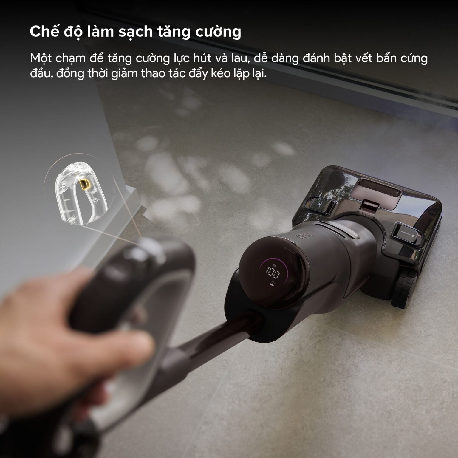 Máy hút bụi lau nhà Roborock F25 Ultra Steam Gen 2 | Lực hút 25.000 Pa