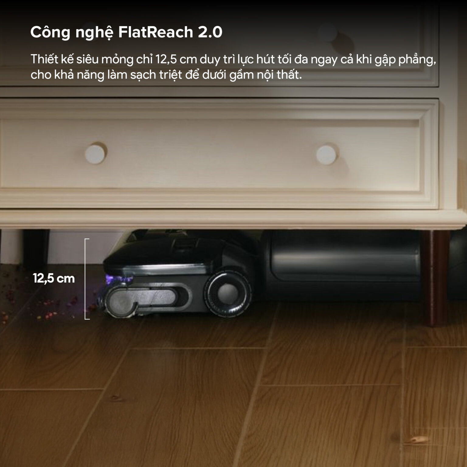 Máy hút bụi lau nhà Roborock F25 Ultra Steam Gen 2 | Lực hút 25.000 Pa