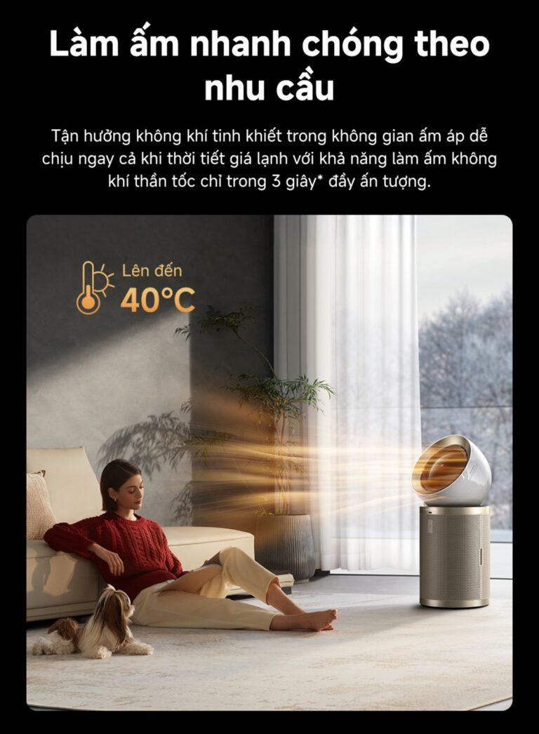 Máy lọc không khí kết hợp sưởi Dreame P20 40W