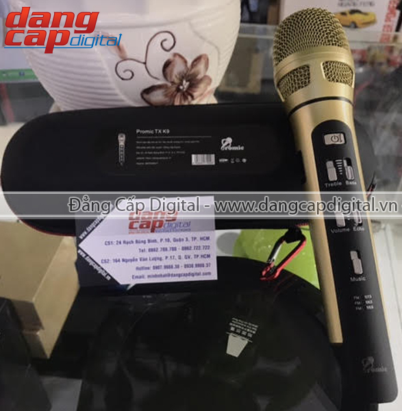 Micro hát karaoke trên oto PROMIC K9, chuyên nghiệp tiêu chuẩn USA - 5