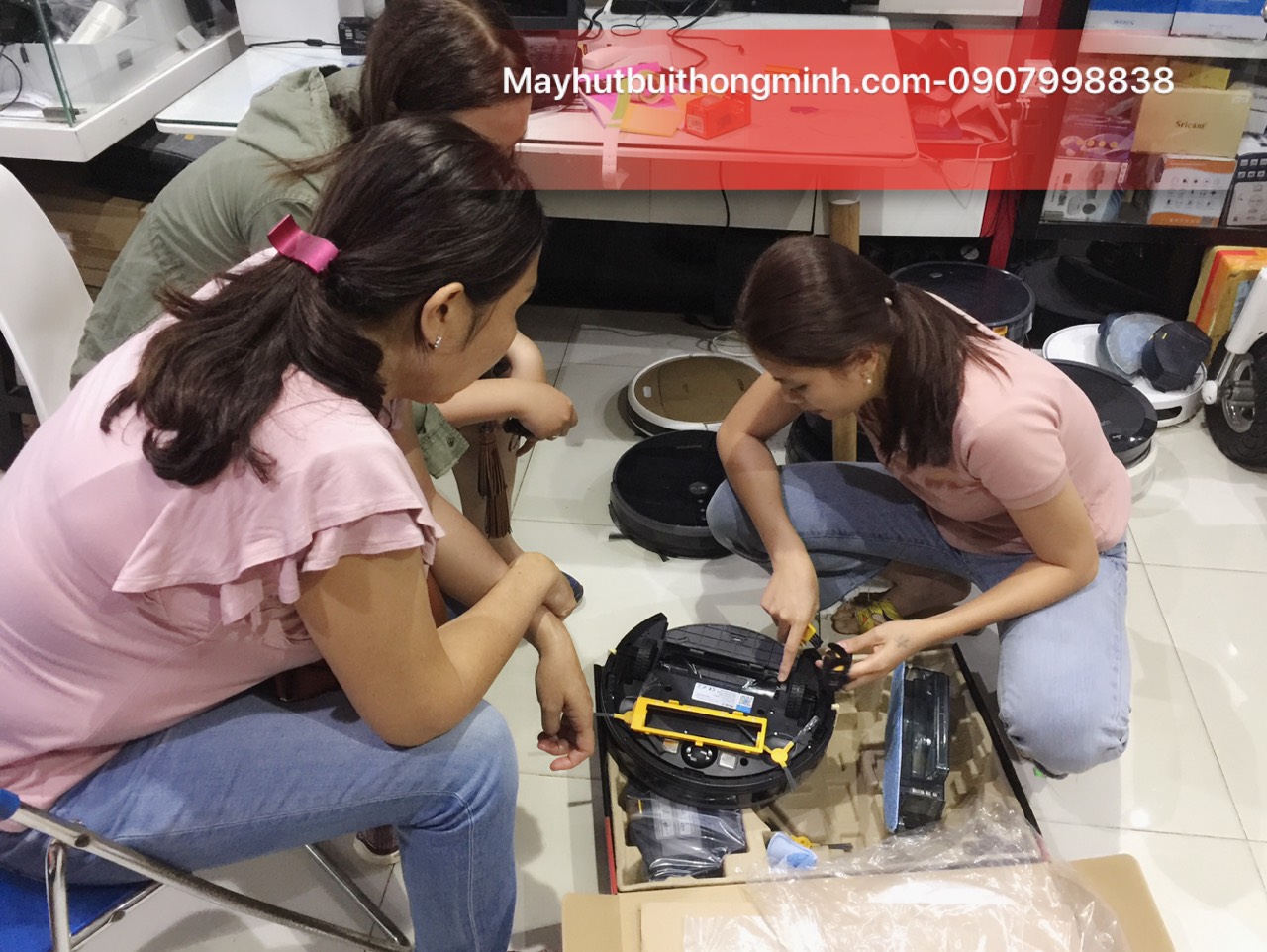 Probot Nelson A6S, Robot hút bụi lau nhà điều khiển qua điện thoại, Alexa, Google