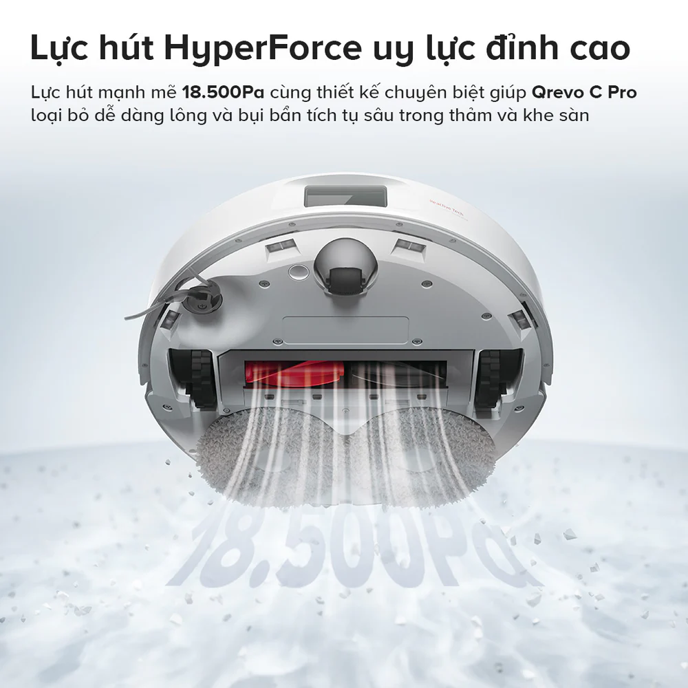 Roborock Qrevo C Pro – Robot Hút Bụi Lau Nhà Bản Quốc Tế