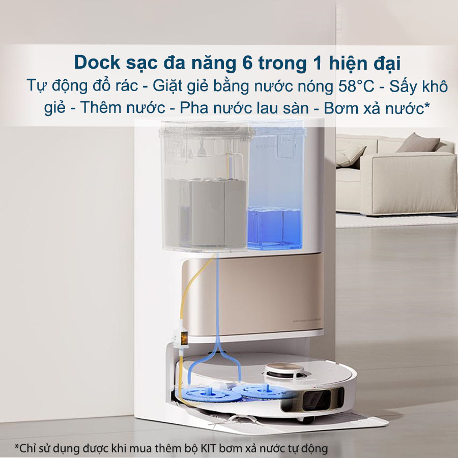 Robot hút bụi lau nhà Dreame L10S Pro Ultra Heat- Bản quốc tế