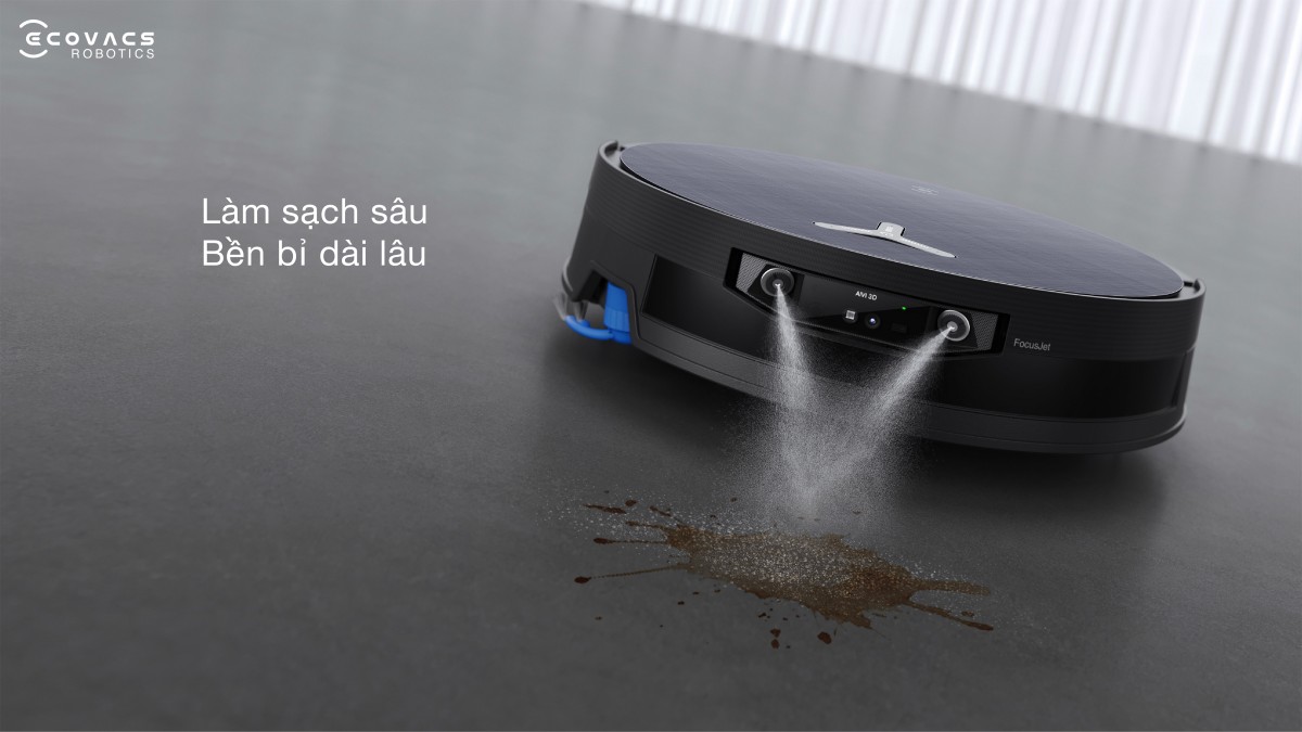 Robot hút bụi lau nhà Ecovacs Deebot X12 OmniCyclone, Lực hút 22 000Pa