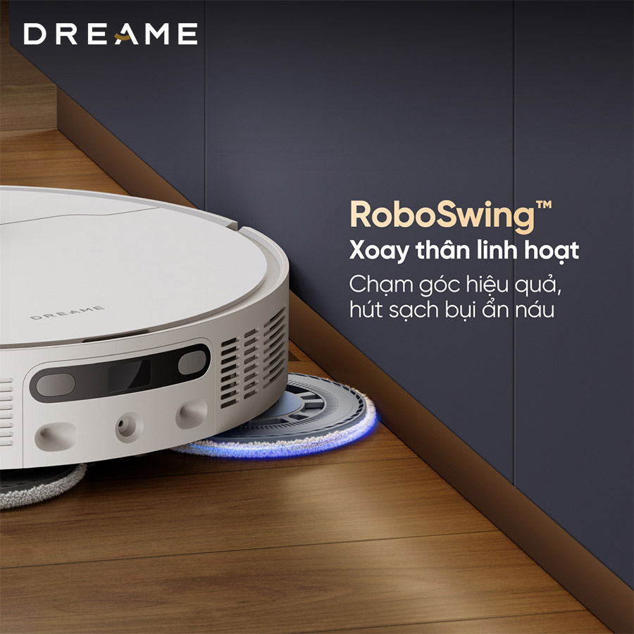 Robot hút bụi lau nhà giặt sấy khăn Dreame D20 Ultra
