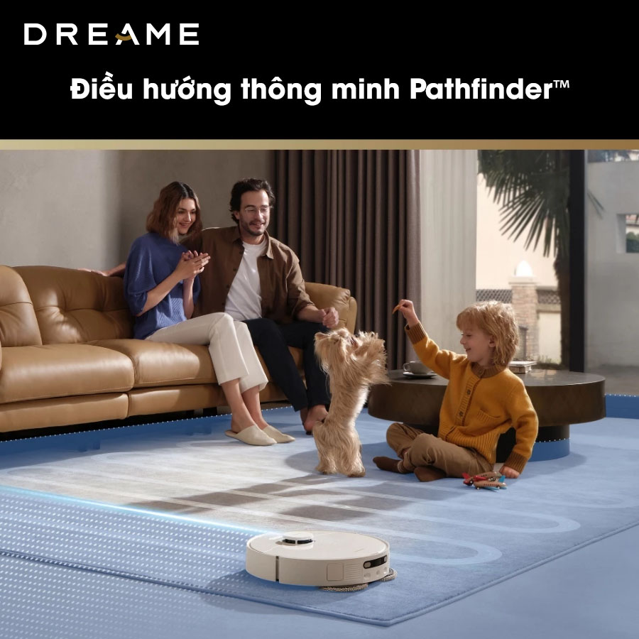 Robot hút bụi lau nhà giặt sấy khăn Dreame D20 Ultra