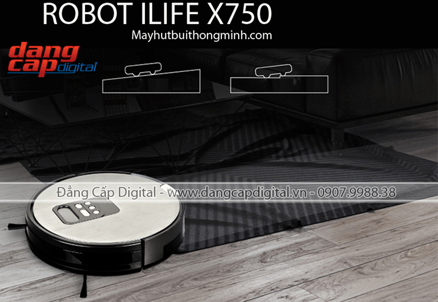 Robot hút bụi lau nhà iLife X750