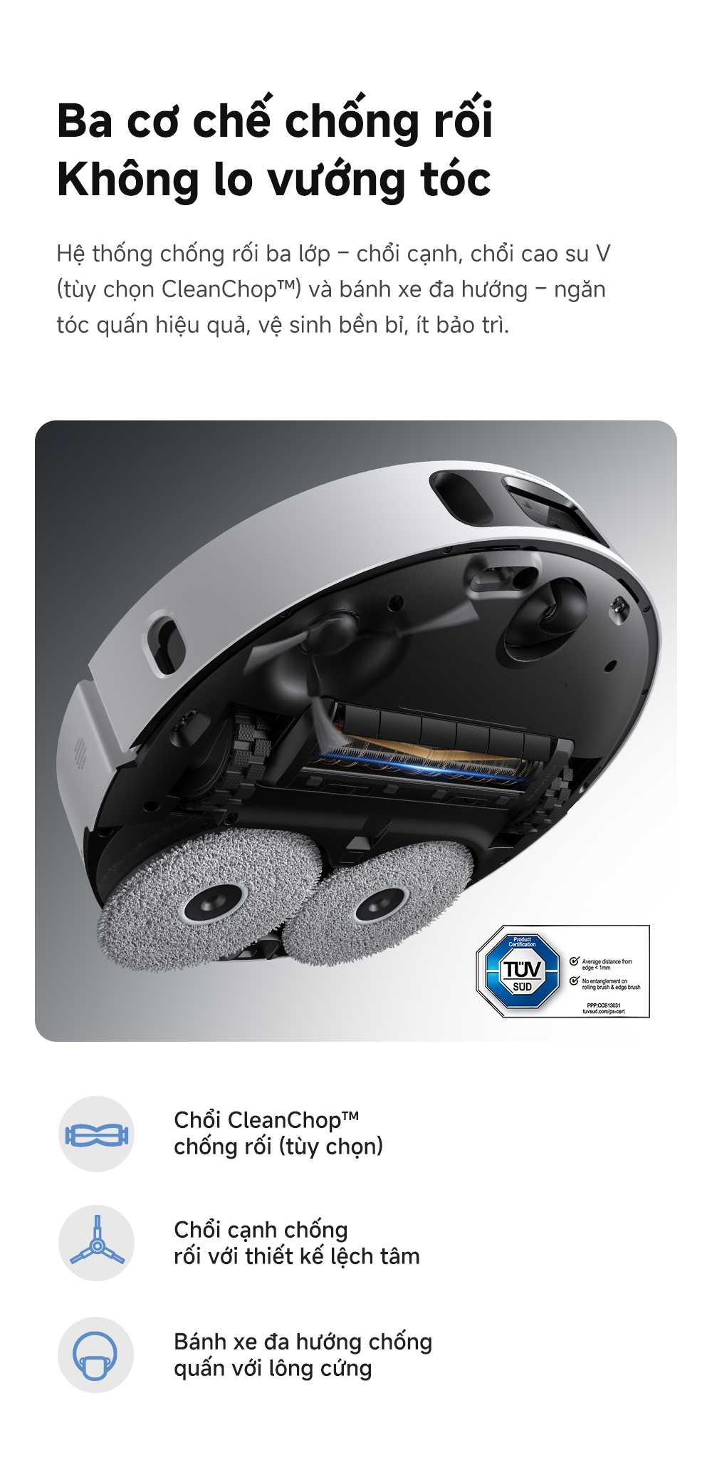 Robot hút bụi lau nhà MOVA E50 Ultra