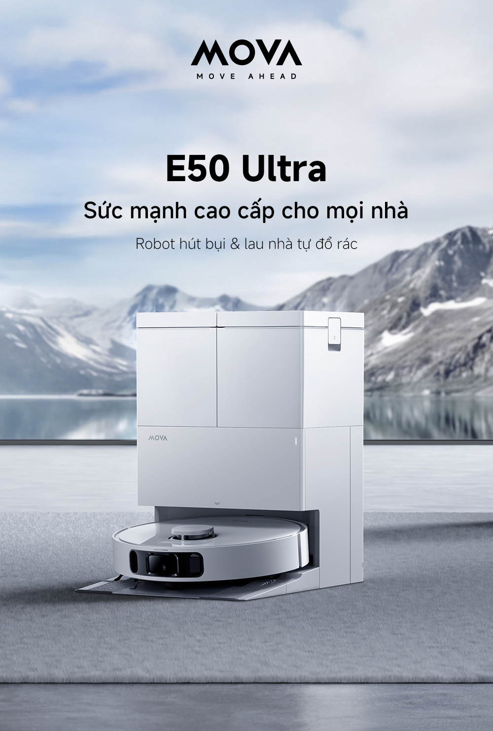 Robot hút bụi lau nhà MOVA E50 Ultra