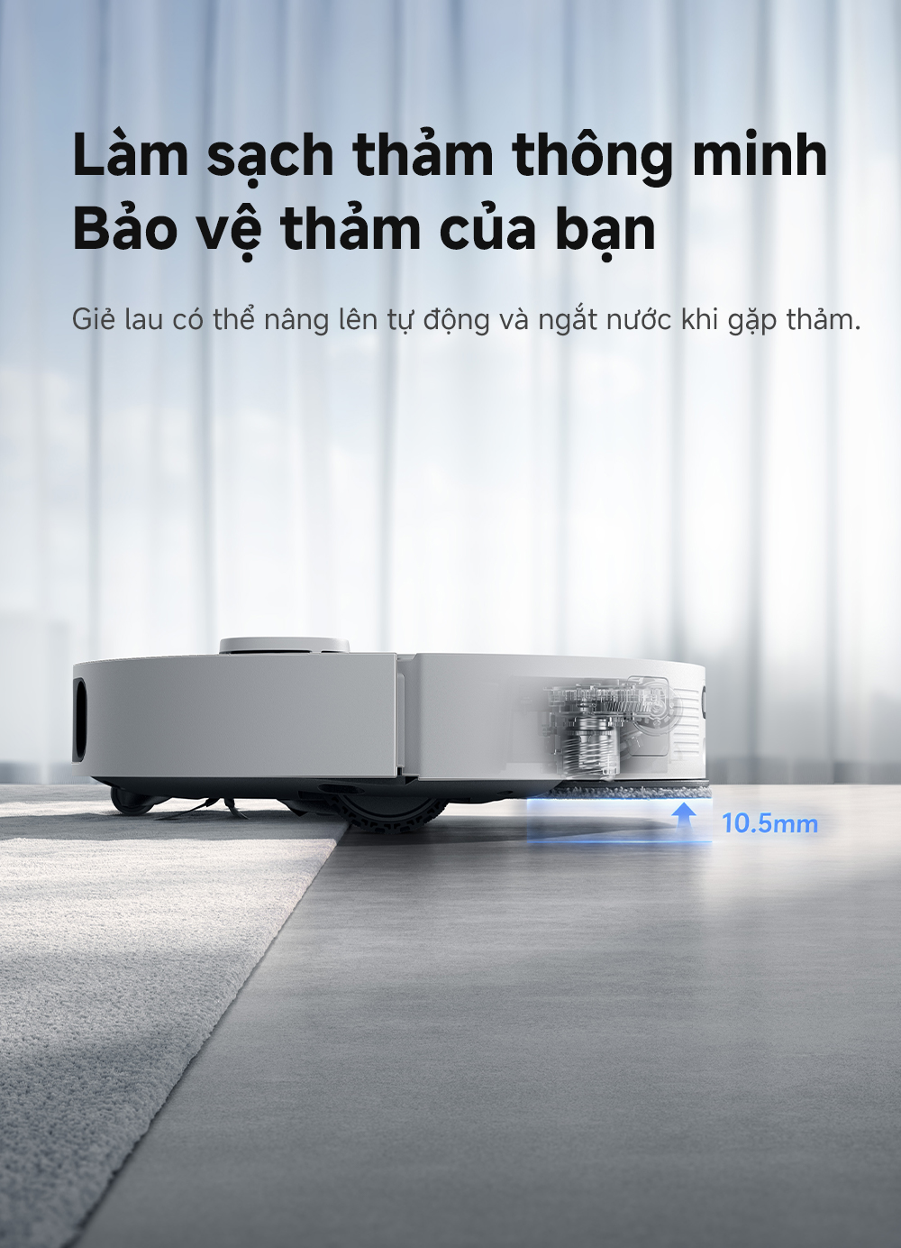 Robot hút bụi lau nhà MOVA E50 Ultra