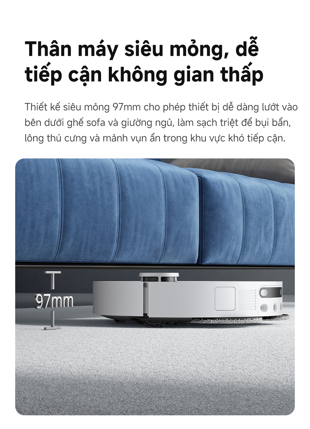 Robot hút bụi lau nhà MOVA E50 Ultra