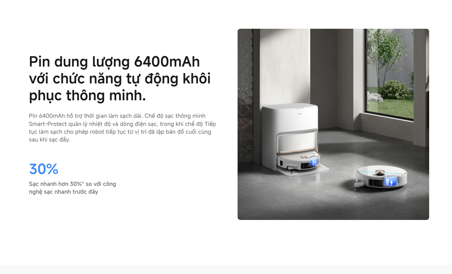 Robot hút bụi lau nhà Mova V70 Ultra Complete