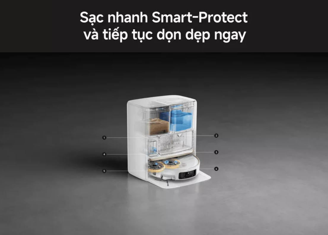 Robot hút bụi lau nhà Mova V70 Ultra Complete