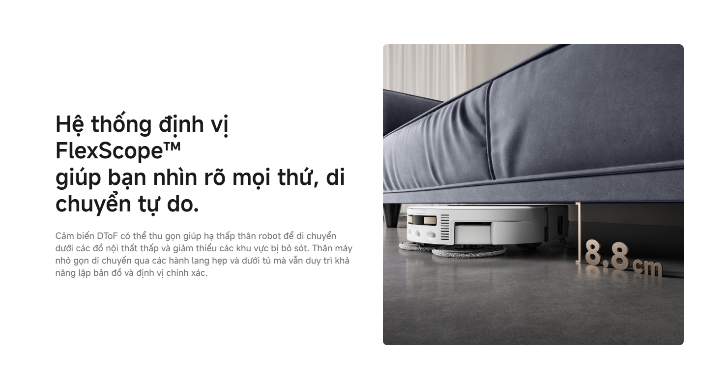Robot hút bụi lau nhà Mova V70 Ultra Complete