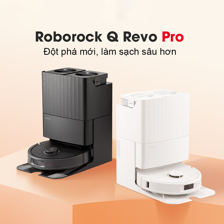 Robot hút bụi lau nhà Roborock Q Revo Pro lực hút 7000Pa- Bản quốc tế