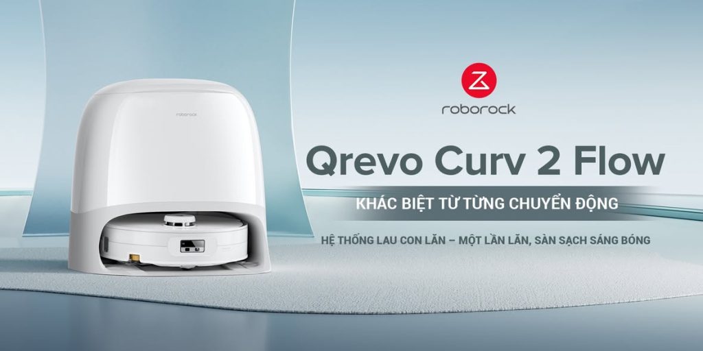 Robot hút bụi lau nhà Roborock Qrevo Curv 2 Flow