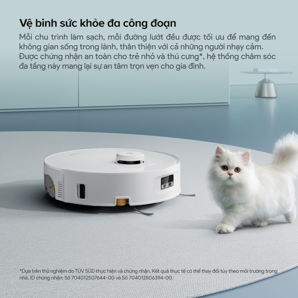 Robot hút bụi lau nhà Roborock Qrevo Curv 2 Flow