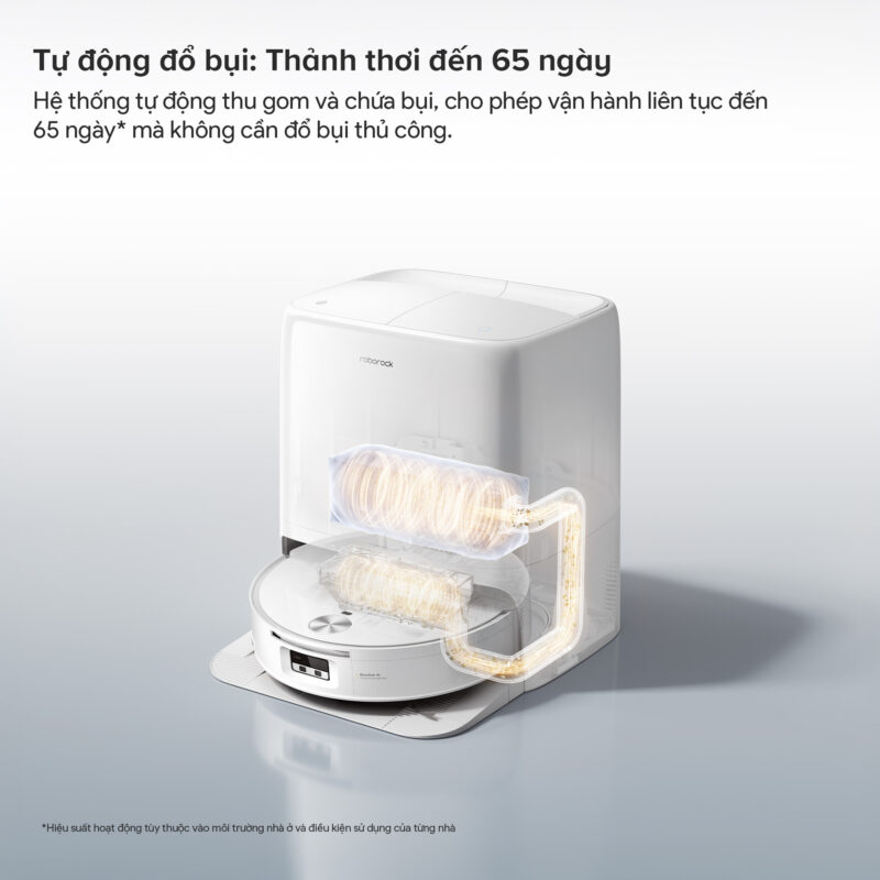 Robot hút bụi lau nhà Roborock Qrevo Edge 2 Flow, Lực hút 35 000Pa