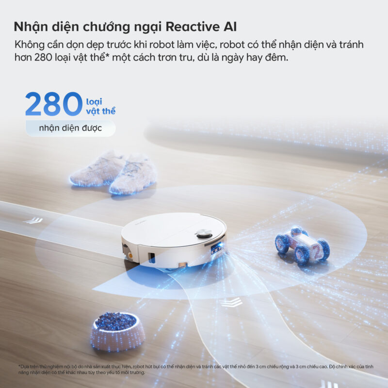Robot hút bụi lau nhà Roborock Qrevo Edge 2 Flow, Lực hút 35 000Pa