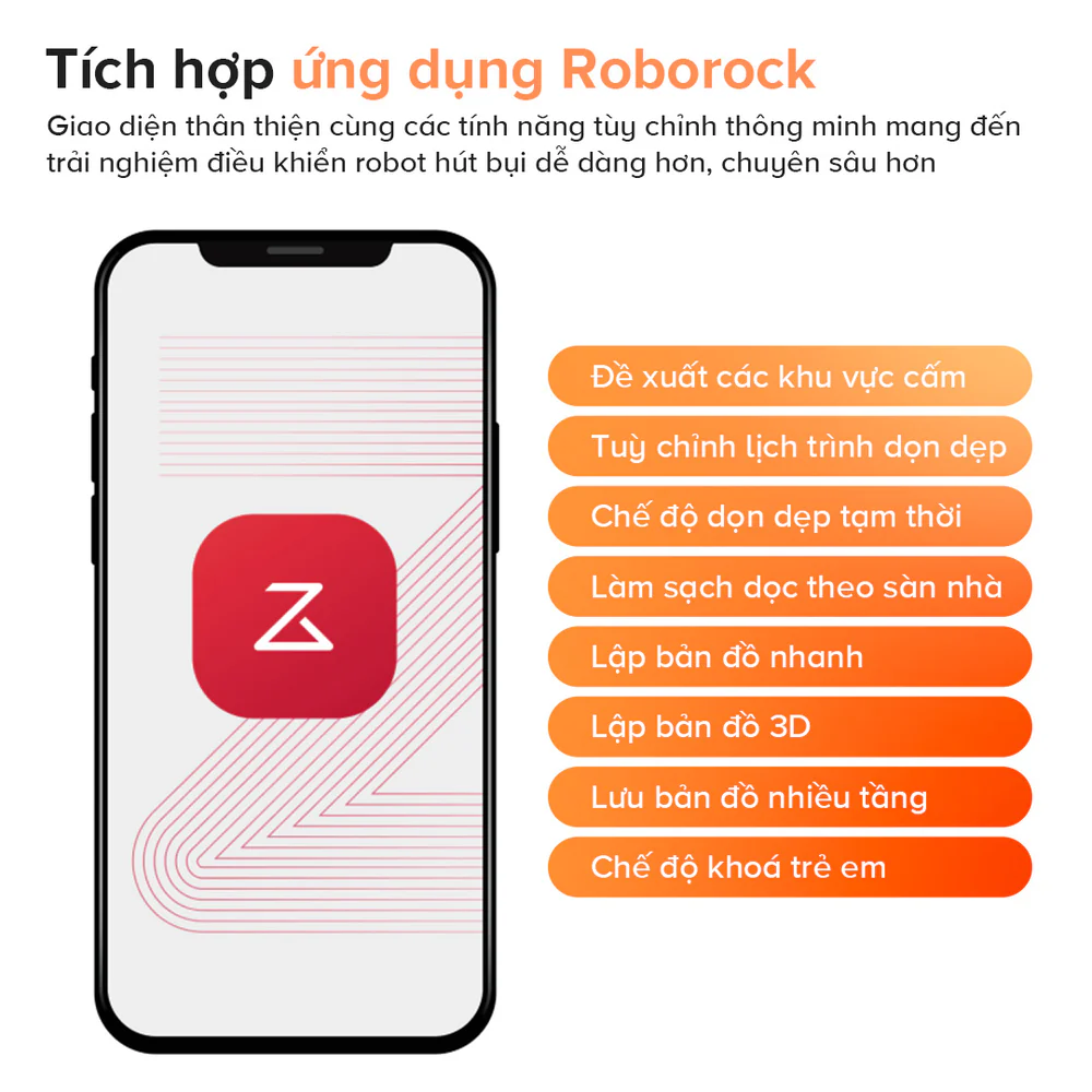 Robot hút bụi lau nhà Roborock Qrevo Edge 5V1