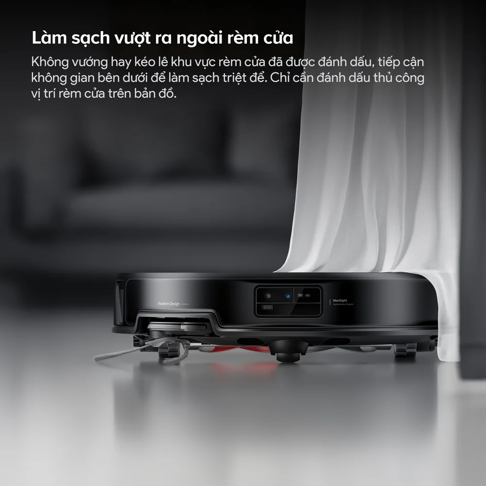 Robot hút bụi lau nhà Roborock Saros 20 Phiên bản cấp xả nước tự động