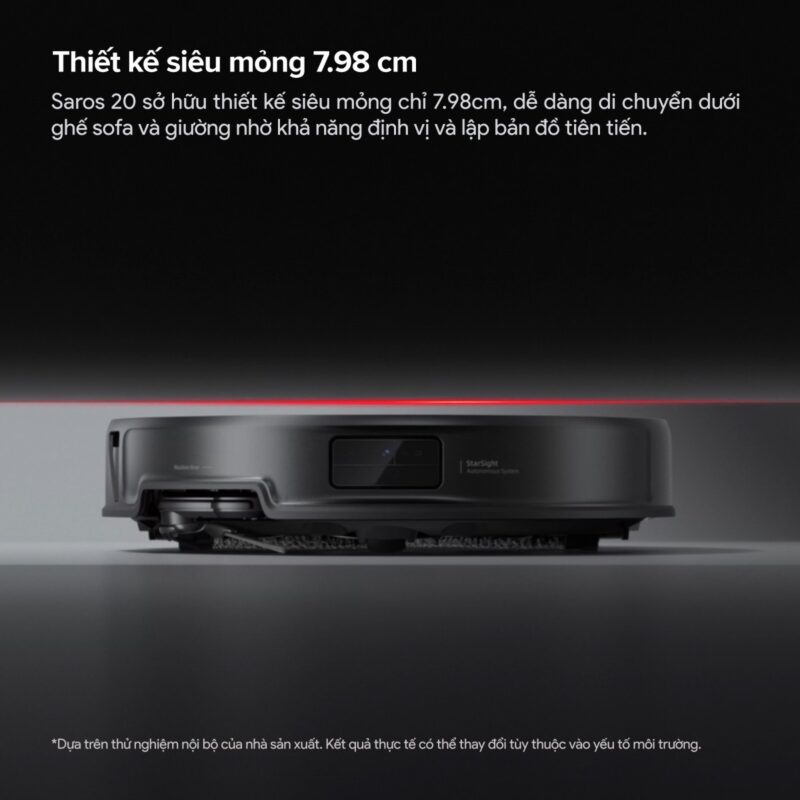 Robot hút bụi lau nhà Roborock Saros 20