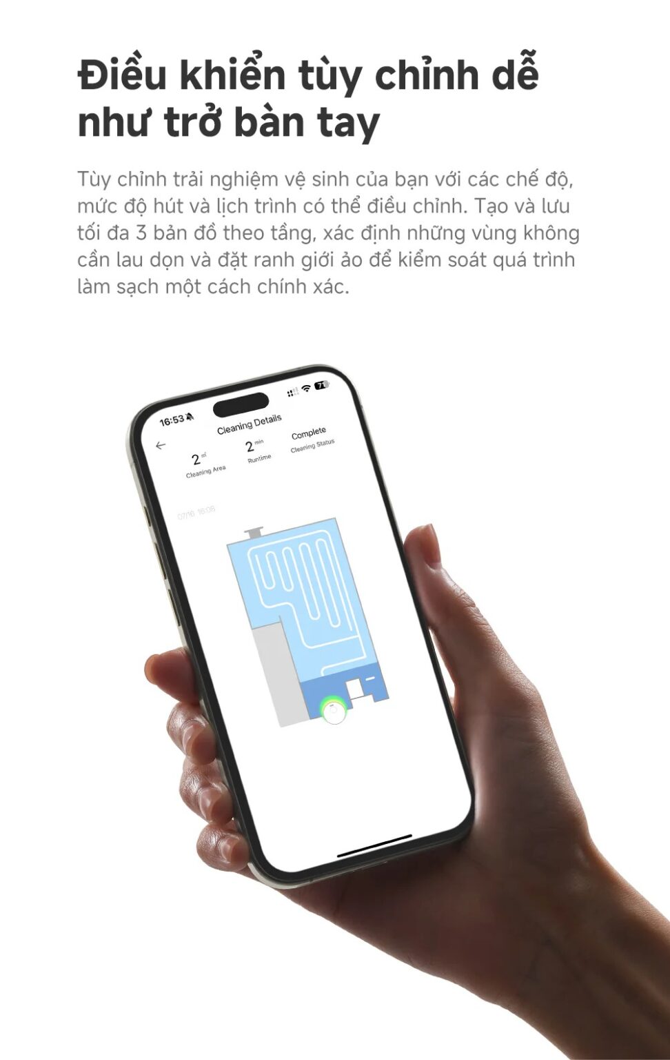 Robot hút bụi lau nhà tự đổ rác MOVA E20S Pro Plus